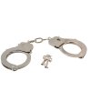 Dream Toys - kajdanki erotyczne z kluczami (Large Metal Handcuffs with Keys) (srebrny)